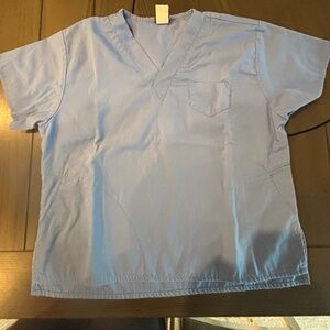 MedGear Scrub Top: Ceil Blue